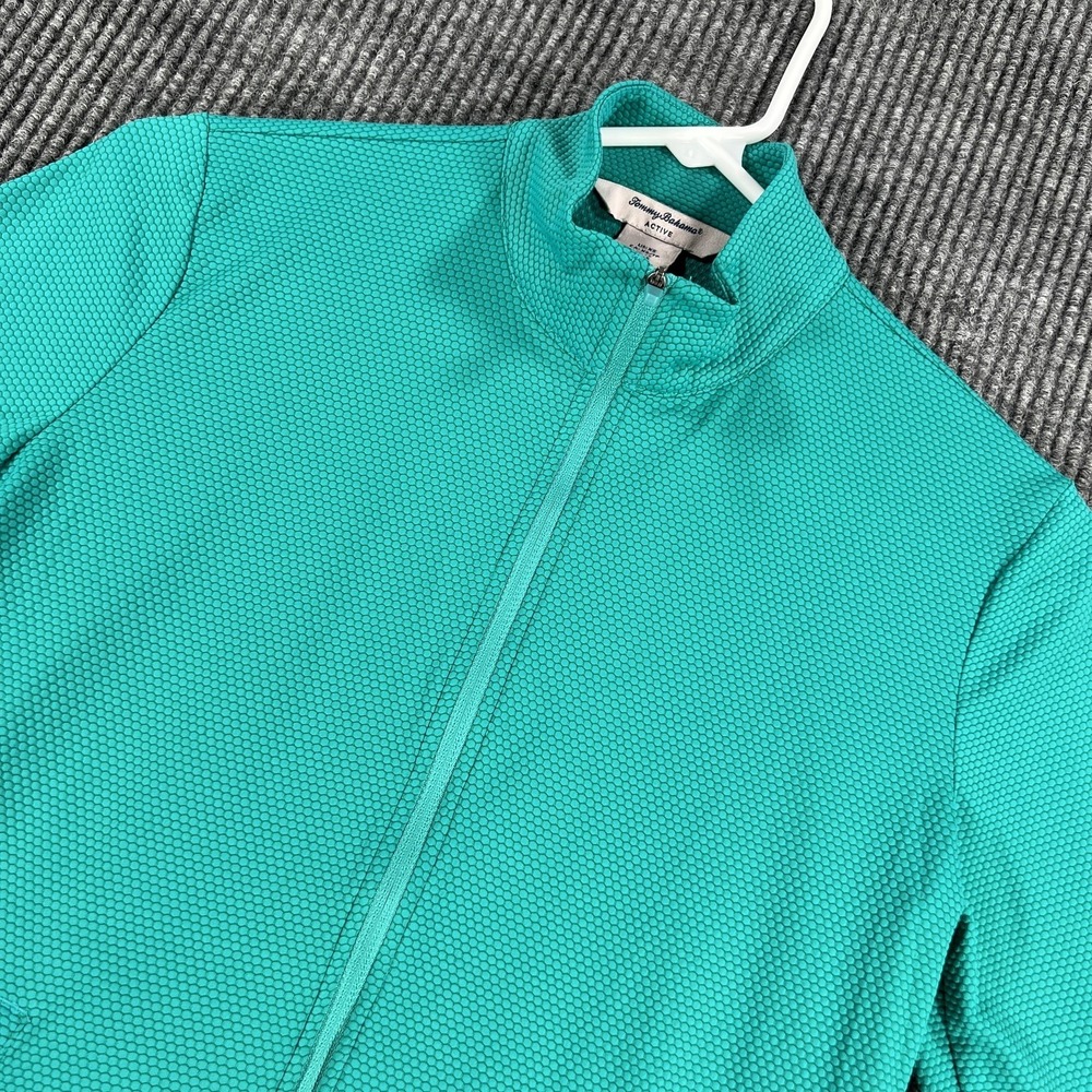 Tommy Bahama Jacket Womens XS Full Zip Activewear Sweatshirt Nylon Blend
